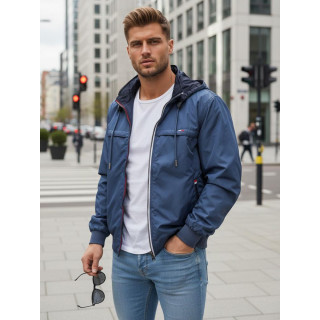 Moška dvostranska svetlo modra jakna TX4984