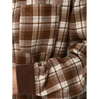 Rjava ženska karo srajca DY0486