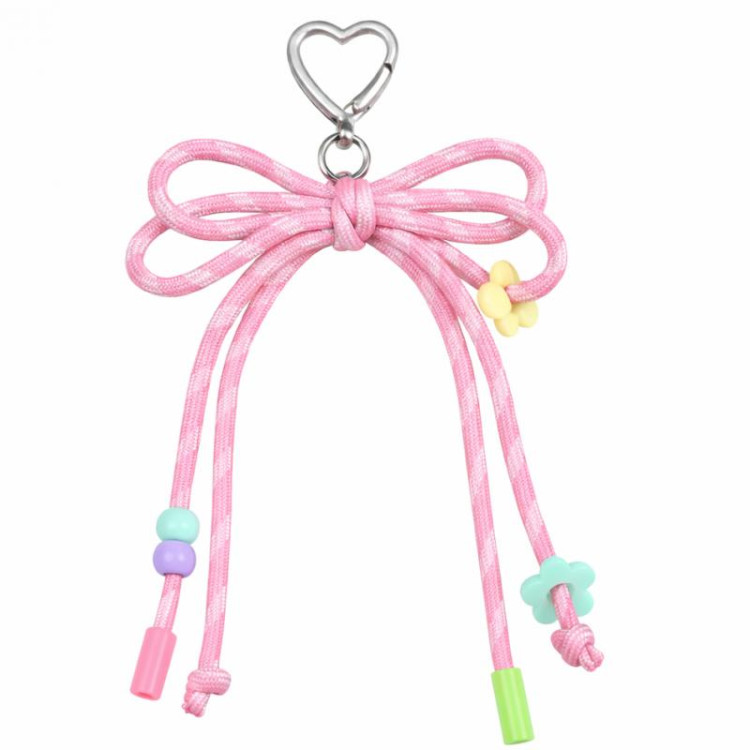 Obesek z roza pentljo