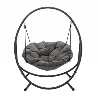 Temno siv viseči stol PATIO