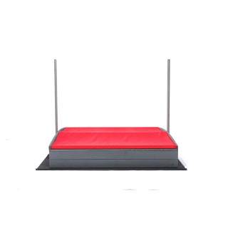 Zaprt impregniran peskovnik s streho in UV filtrom - 140x140 cm