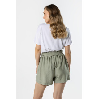 Ženske kratke hlače z visokim pasom Sage
