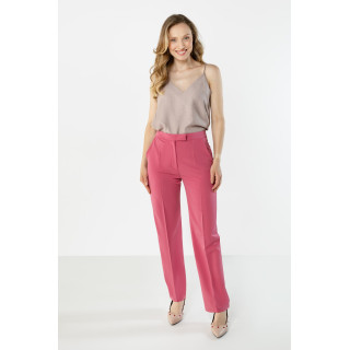 Ženske elegantne malinove hlače