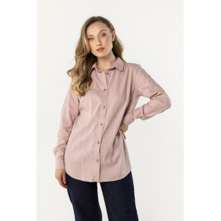 Roza ženska lanena srajca
