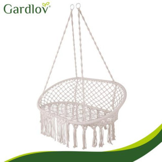 Dvosedežna vrtna gugalnica kremne barve