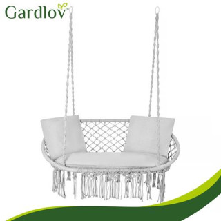 Siva blazina za dvosed gugalnico