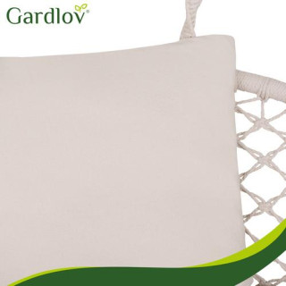 Kremna blazina za gugalnico za dva človeka