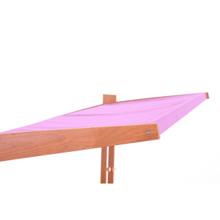 Impregniran peskovnik s streho z UV filtrom - 120x120 cm