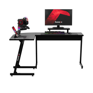 Huzaro črna gaming kotna miza HERO 6.0 BLACK