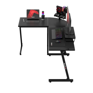 Huzaro črna gaming kotna miza HERO 6.0 BLACK
