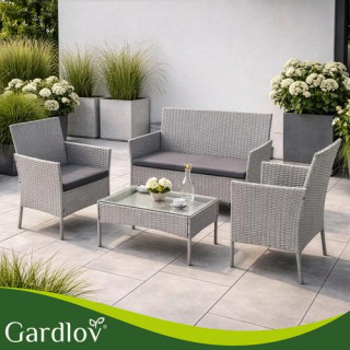 Vrtno pohištvo iz sivega ratana