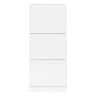 Bela nočna omarica z LED osvetlitvijo