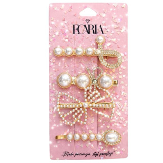 Komplet 4 bisernih sponk za lase