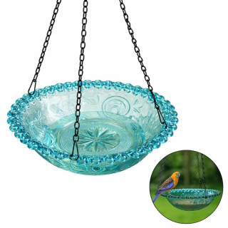 Viseča krmilnica/kopalna posoda za ptice