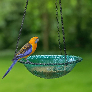 Viseča krmilnica/kopalna posoda za ptice