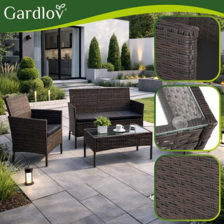 Vrtno pohištvo iz rjavega ratana