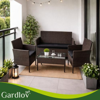 Vrtno pohištvo iz rjavega ratana