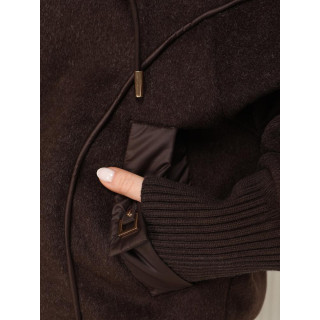 Prehodna rjava ženska jakna TY5638