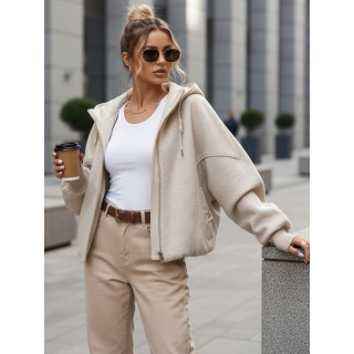 Ženska bež prehodna jakna TY5639