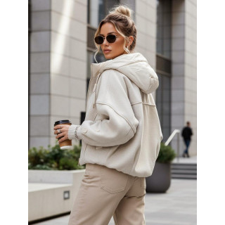 Ženska bež prehodna jakna TY5639