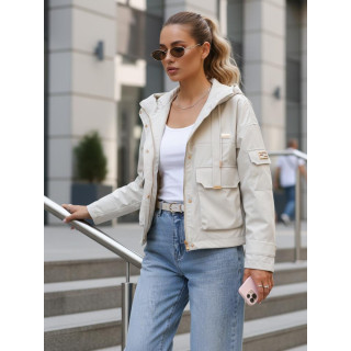 Bež ženska prehodna jakna TY5634
