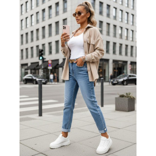 Modre ženske slim fit kavbojke UY2673