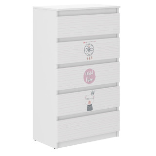 Otroška komoda R-5 - INDIJSKI MEDVED