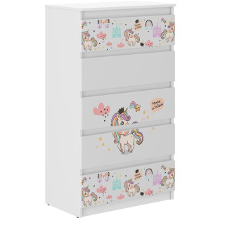 Otroška komoda R-5 - MAVRIČNI SAMOROG