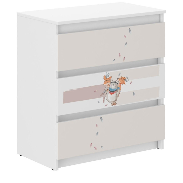 Otroška komoda R-3 - MEDVED IN LISICE