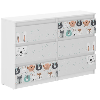 Otroška komoda R-120 - ŽIVALI