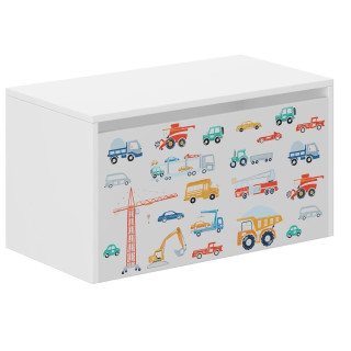 Otroška škatla za igrače - STROJKI