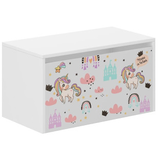 Otroška škatla za igrače - MAVRIČNI SAMOROG