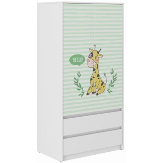 Otroška garderobna omara B-9 - ŽIRAFA