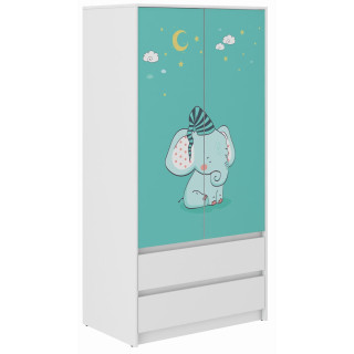 Otroška garderobna omara B-9 - SLON