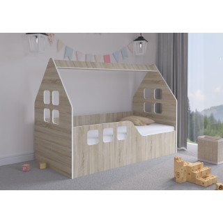 Otroška hišica iz hrasta - 160x80 D