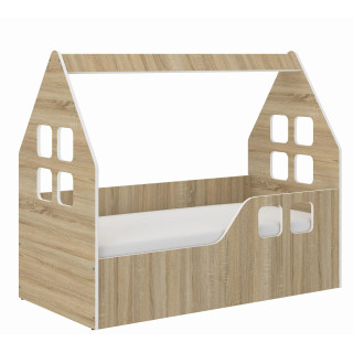 Otroška hišica iz hrasta - 140x70 P