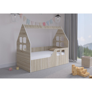 Otroška hišica iz hrasta - 140x70 P