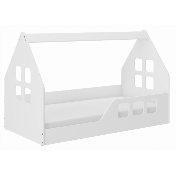 Otroška postelja v beli hišici - 160x80 P