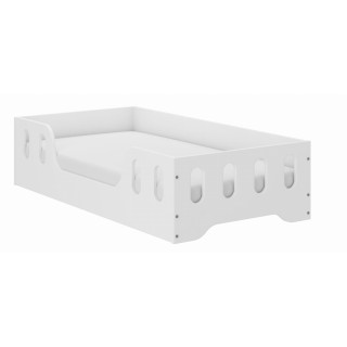 Bela otroška postelja Montessori LAKI - 160x80