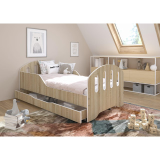 Otroška postelja SMILE s predalom - 160x80