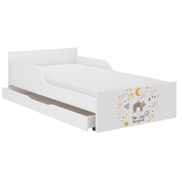 Otroška postelja PUFF s predalom - 160x80 CAT