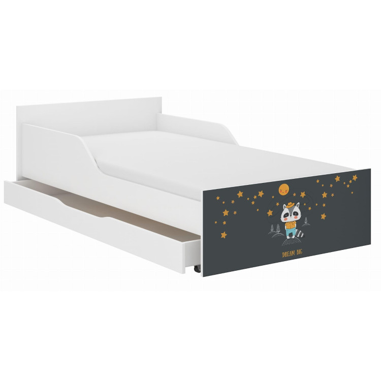 Otroška postelja PUFF s predalom - 160x80 BADGER