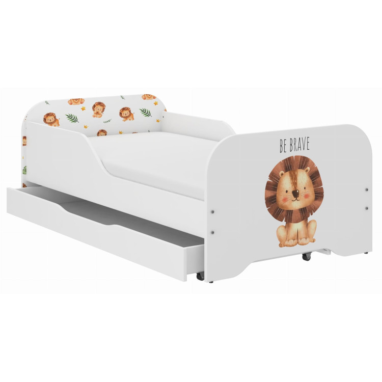 Otroška postelja MIKI s predalom - 160x80 LEV