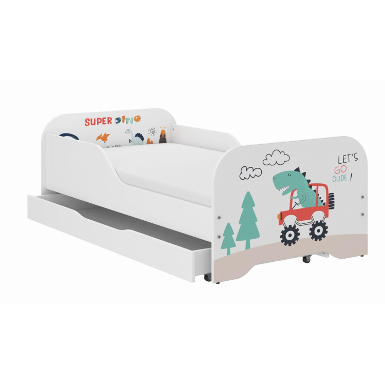 Otroška postelja MIKI - 140x70 T-REX