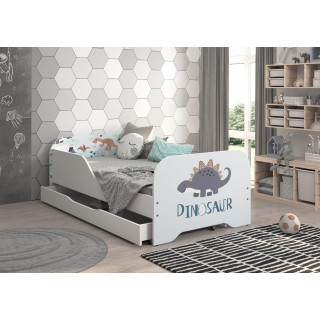 Otroška postelja MIKI - 140x70 STEGOSAURUS