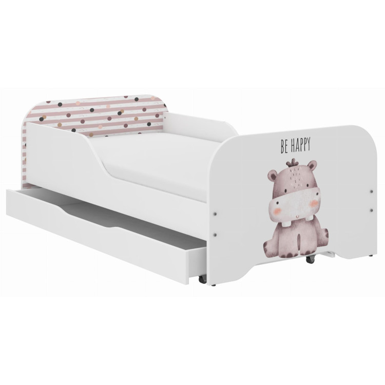 Otroška postelja MIKI - 140x70 HIPPO