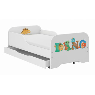 Otroška postelja MIKI - 140x70 DINOZAVER OTROCI