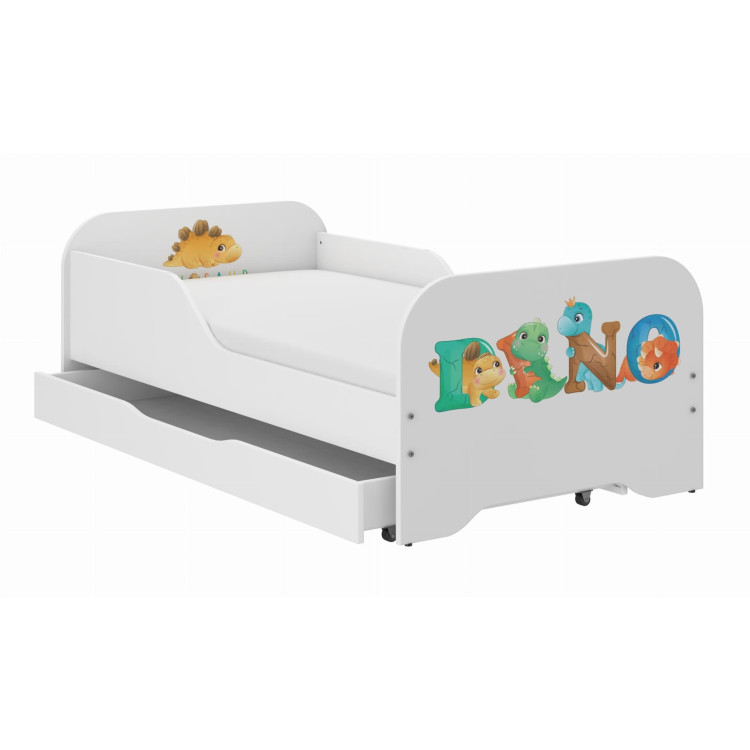 Otroška postelja MIKI - 140x70 DINOZAVER OTROCI