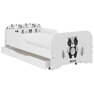 Otroška postelja MIKI - 140x70 MEDVED