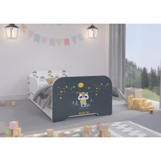 Otroška postelja MIKI s predalom - 160x80 BADGER